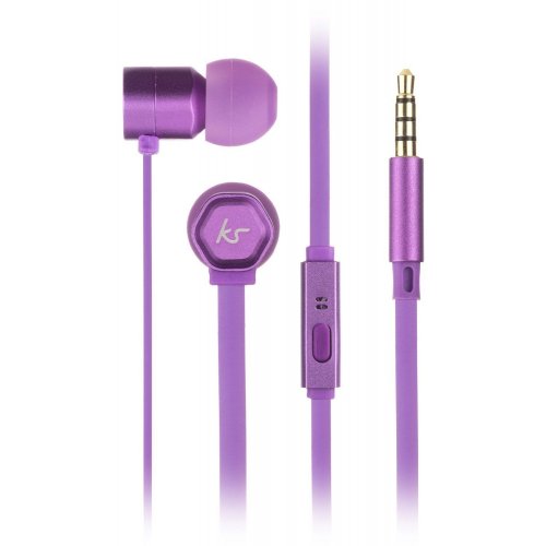 Купити Навушники KitSound Hive In-Ear Purple - ціна в Києві, Львові, Вінниці, Хмельницькому, Франківську, Україні | інтернет-магазин TELEMART.UA фото