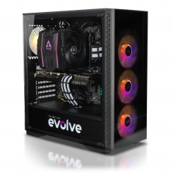 Комп'ютер EVOLVE GamePart Bronze H (EVGP-BHR570XN306TI-16S1TBk) Black / AMD Ryzen 7 5700X (3.4–4.6), 8 ядер / RTX 3060 Ti / 16 ГБ (DDR4) / 1024 ГБ (SSD)