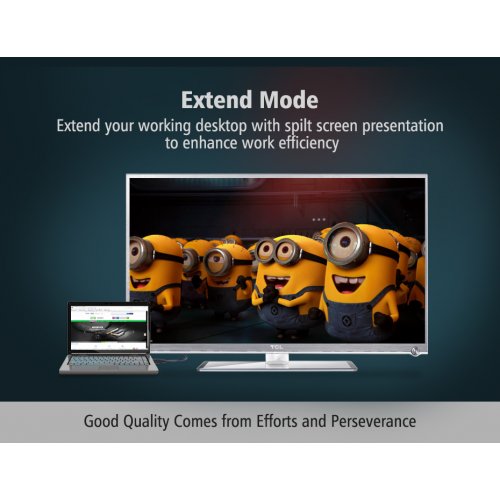 Купити Кабель Ugreen DP101 DP to HDMI M/M 5m (10204) Black - ціна в Києві, Львові, Вінниці, Хмельницькому, Франківську, Україні | інтернет-магазин TELEMART.UA фото