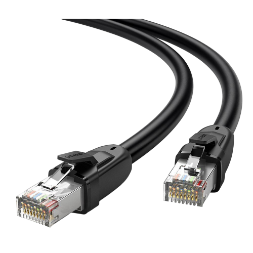 Купить Патч-корд Ugreen NW121 Ethernet Cat8 S/FTP 1m (70327) Black - цена в Харькове, Киеве, Днепре, Одессе
в интернет-магазине Telemart фото
