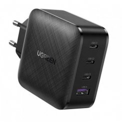 Фото Сетевое зарядное устройство Ugreen CD224 USB + 3 x USB Type-C 65W (70774) Black