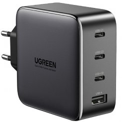Сетевое зарядное устройство Ugreen CD226 USB + 3 x USB Type-C 100W (40747) Black
