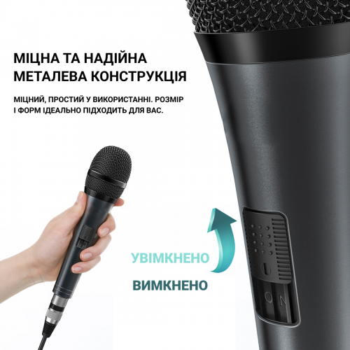 Купить Микрофон Fifine K6 (K6) Black - цена в Харькове, Киеве, Днепре, Одессе
в интернет-магазине Telemart фото