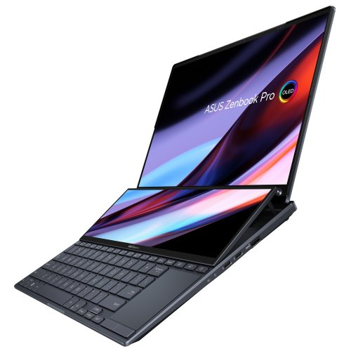 Продати Ноутбук Asus Zenbook Pro 14 Duo OLED UX8402ZE-M3165W (90NB0X82-M00A20) Tech Black за Trade-In у інтернет-магазині Телемарт - Київ, Дніпро, Україна фото