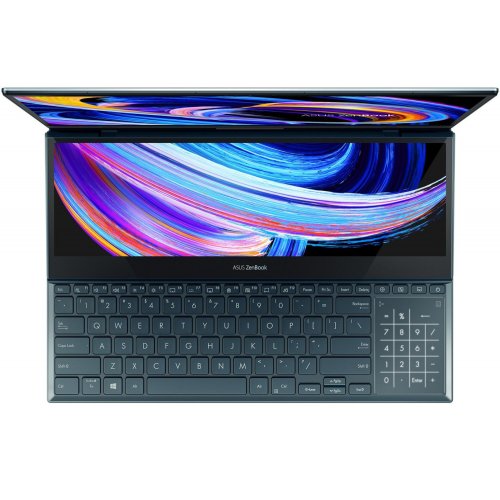 Продать Ноутбук Asus Zenbook Pro Duo 15 OLED UX582ZW-H2008X (90NB0Z21-M001H0) Celestial Blue по Trade-In интернет-магазине Телемарт - Киев, Днепр, Украина фото