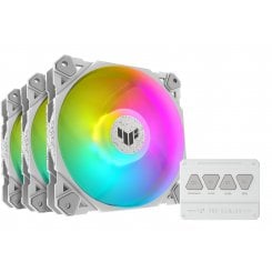 Фото Кулер для корпуса Asus TUF Gaming TF120 ARGB Triple Fan Kit (90DA0033-B09030) White