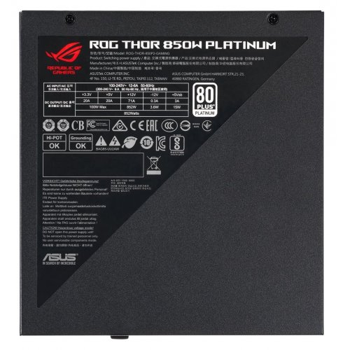 Build a PC for Asus ROG Thor 850W Platinum II (ROG-THOR-850P2