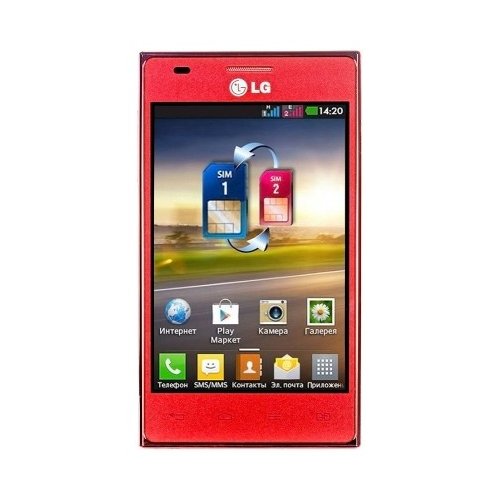 Купить Смартфон LG Optimus L5 Dual E615 Red - цена в Харькове, Киеве, Днепре, Одессе
в интернет-магазине Telemart фото