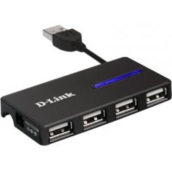 USB-хаб D-Link DUB-104 с БП