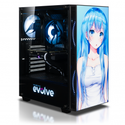 Игровой ПК EVOLVE SpecialPart Anime Girl (EVSP-AGR560N306-16S500GBk) Black