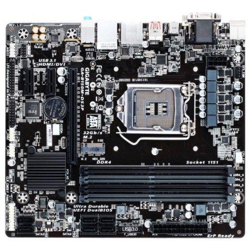 Продать Материнская плата Gigabyte GA-B150M-DS3P (s1151, Intel B150) по Trade-In интернет-магазине Телемарт - Киев, Днепр, Украина фото