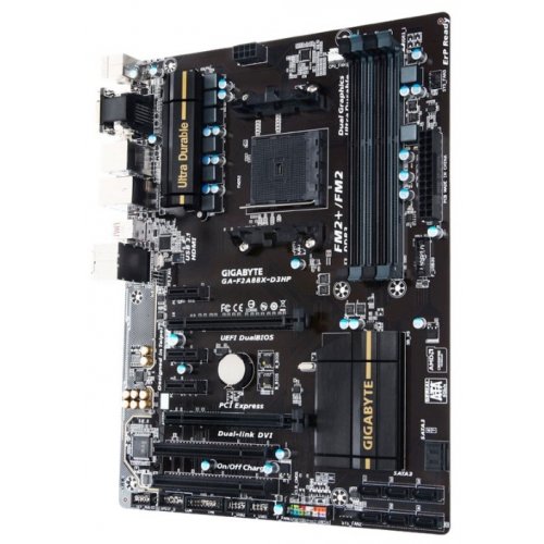 Продать Материнская плата Gigabyte GA-F2A88X-D3HP (FM2+, AMD A88X) по Trade-In интернет-магазине Телемарт - Киев, Днепр, Украина фото