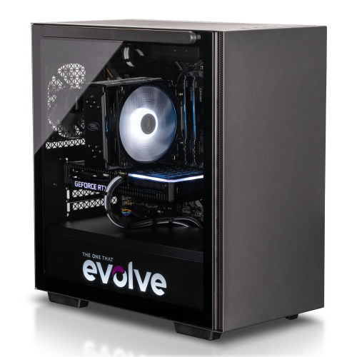 Продать Компьютер EVOLVE CyberPart Gold H+ (EVCP-AGHR410N305-16S480H1TBk) Black по Trade-In интернет-магазине Телемарт - Киев, Днепр, Украина фото