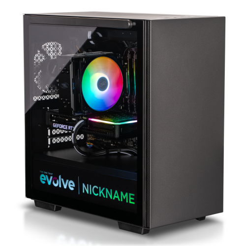 Продать Компьютер EVOLVE CyberPart Gold H+ (EVCP-AGHR410N305-16S480H1TBk) Black по Trade-In интернет-магазине Телемарт - Киев, Днепр, Украина фото