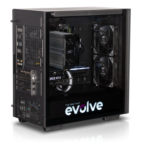 Продать Компьютер EVOLVE CyberPart Gold H+ (EVCP-AGHR410N305-16S480H1TBk) Black по Trade-In интернет-магазине Телемарт - Киев, Днепр, Украина фото
