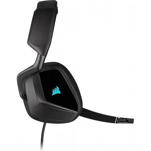 Купити Навушники Corsair Void RGB Elite USB with 7.1 Surround Sound (CA-9011203-EU) Carbon - ціна в Києві, Львові, Вінниці, Хмельницькому, Франківську, Україні | інтернет-магазин TELEMART.UA фото