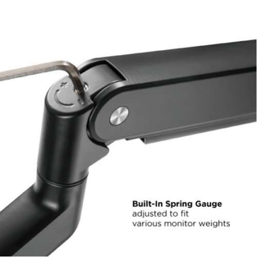 LUMI Single Monitor Premium Aluminum Spring-Assisted Monitor Arm with 3.0 USB Cables Included (LDT53-C012U) купити в Україні: Київ, Львів, Хмельницький, Тернопіль, Івано-Франківськ | Низька ціна, відгуки, характеристики від TELEMART фото