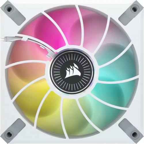 Продати Кулер для корпусу Corsair iCUE ML120 RGB ELITE Premium 120mm PWM Triple Fan with Lighting Node (CO-9050117-WW) White за Trade-In у інтернет-магазині Телемарт - Київ, Дніпро, Україна фото