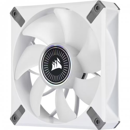 Продати Кулер для корпусу Corsair iCUE ML120 RGB ELITE Premium 120mm PWM Triple Fan with Lighting Node (CO-9050117-WW) White за Trade-In у інтернет-магазині Телемарт - Київ, Дніпро, Україна фото