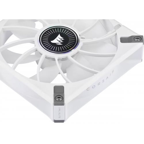 Продати Кулер для корпусу Corsair iCUE ML120 RGB ELITE Premium 120mm PWM Triple Fan with Lighting Node (CO-9050117-WW) White за Trade-In у інтернет-магазині Телемарт - Київ, Дніпро, Україна фото