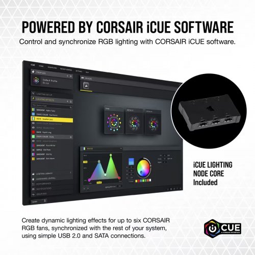 Продати Кулер для корпусу Corsair iCUE ML120 RGB ELITE Premium 120mm PWM Triple Fan with Lighting Node (CO-9050117-WW) White за Trade-In у інтернет-магазині Телемарт - Київ, Дніпро, Україна фото