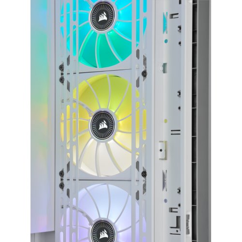Продати Кулер для корпусу Corsair iCUE ML120 RGB ELITE Premium 120mm PWM Triple Fan with Lighting Node (CO-9050117-WW) White за Trade-In у інтернет-магазині Телемарт - Київ, Дніпро, Україна фото
