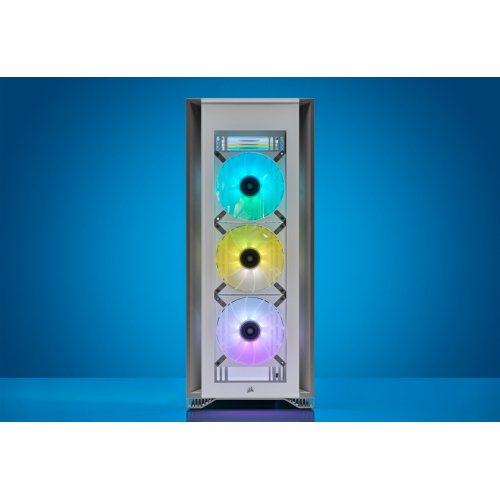 Продати Кулер для корпусу Corsair iCUE ML120 RGB ELITE Premium 120mm PWM Triple Fan with Lighting Node (CO-9050117-WW) White за Trade-In у інтернет-магазині Телемарт - Київ, Дніпро, Україна фото