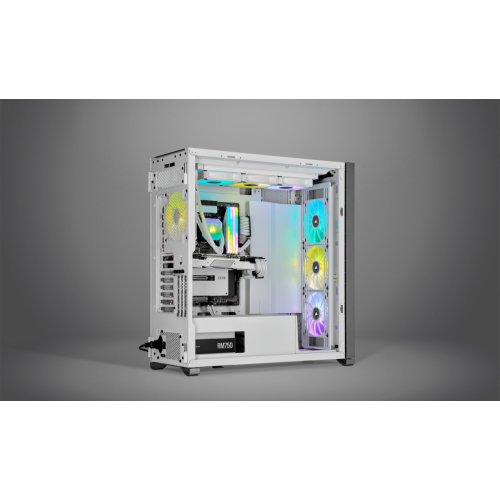 Продати Кулер для корпусу Corsair iCUE ML120 RGB ELITE Premium 120mm PWM Triple Fan with Lighting Node (CO-9050117-WW) White за Trade-In у інтернет-магазині Телемарт - Київ, Дніпро, Україна фото