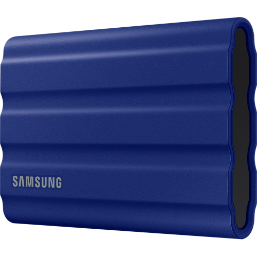 Купить SSD-диск Samsung Portable SSD T7 Shield 1TB USB 3.2 Type-C (MU-PE1T0R/EU) Blue с проверкой совместимости: обзор, характеристики, цена в Киеве, Днепре, Одессе, Харькове, Украине | интернет-магазин TELEMART.UA фото