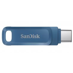 Накопичувач SanDisk Ultra Dual Drive Go 64GB USB Type-C (SDDDC3-064G-G46NB) Navy Blue