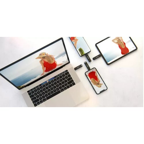 Купить Накопитель SanDisk iXpand Flash Drive Luxe 64GB USB-C + Lightning (SDIX70N-064G-GN6NN) - цена в Харькове, Киеве, Днепре, Одессе
в интернет-магазине Telemart фото