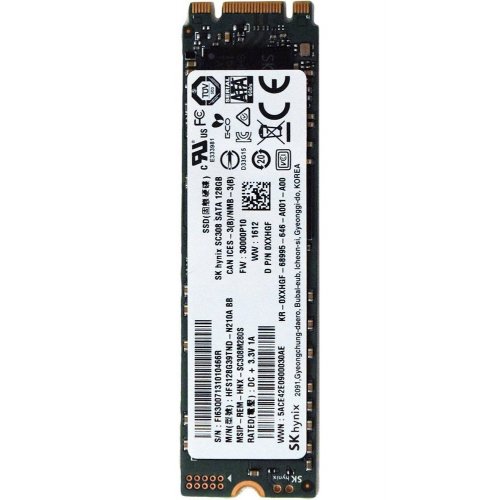 Продати Seller recertified SSD-диск Hynix SC308 MLC 128GB M.2 (2280 SATA) (HFS128G39TND-N210A) (Сліди використання, 486957) за Trade-In у інтернет-магазині Телемарт - Київ, Дніпро, Україна фото
