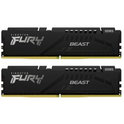 ОЗП Kingston DDR5 64GB (2x32GB) 6000Mhz FURY Beast Black (KF560C40BBK2-64)