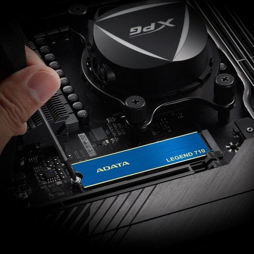 Купить SSD-диск ADATA Legend 710 3D NAND 256GB M.2 (2280 PCI-E) (ALEG-710-256GCS) с проверкой совместимости: обзор, характеристики, цена в Киеве, Днепре, Одессе, Харькове, Украине | интернет-магазин TELEMART.UA фото