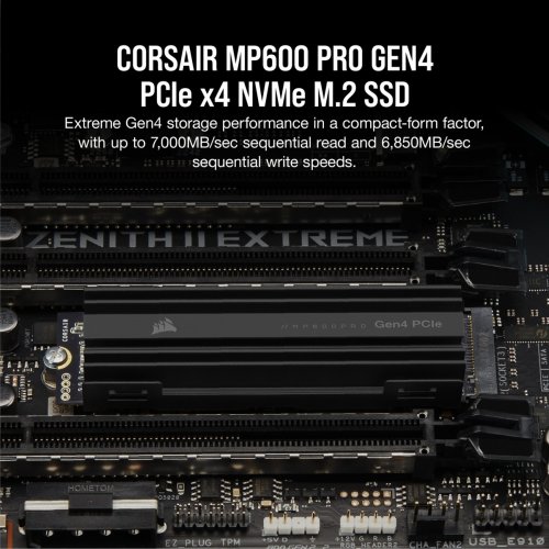 Продать SSD-диск Corsair MP600 PRO 3D NAND TLC 1TB M.2 (2280 PCI-E) NVMe x4 (CSSD-F1000GBMP600PRO) по Trade-In интернет-магазине Телемарт - Киев, Днепр, Украина фото