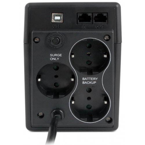 ИБП Powercom PTM-850AP Schuko USB купить в Украине: Киев, Днепр, Харьков, Одесса  | Низкая цена, отзывы, характеристики от TELEMART фото