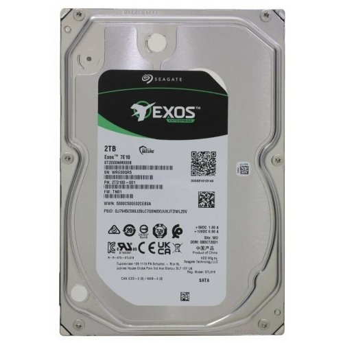 

Seagate Exos 7E10 2 TB 256MB 7200RPM 3.5" (ST2000NM000B)