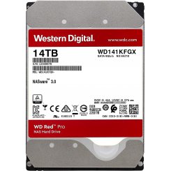 Фото Western Digital Red Pro NAS 14TB 512MB 7200RPM 3.5'' (WD141KFGX)