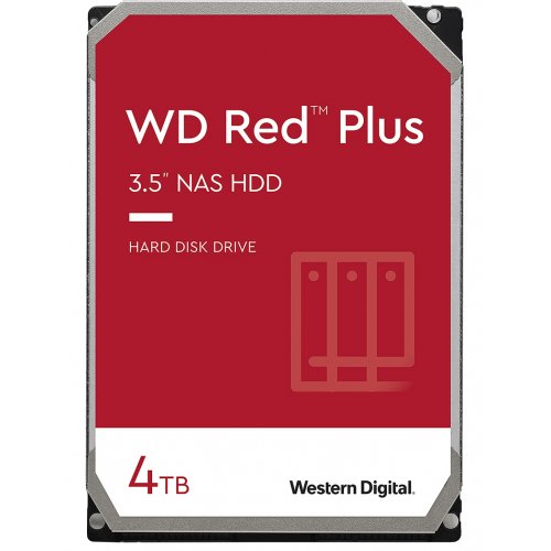 Фото Жесткий диск Western Digital Red Plus NAS 4TB 256МB 5400RPM 3.5