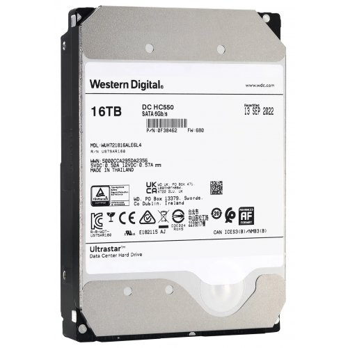Фото Жорсткий диск Western Digital Ultrastar DC HC550 16TB 512MB 7200RPM 3.5