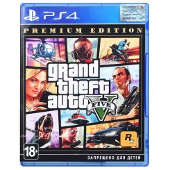 Игра Grand Theft Auto V Premium Edition (PS4) Blu-ray (5026555424271)