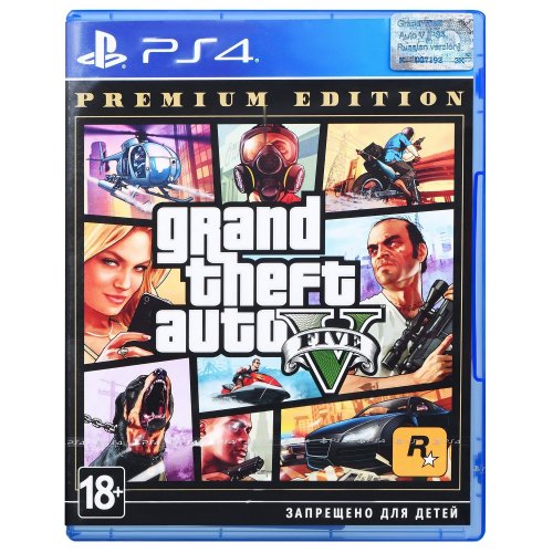 Купити Гра Grand Theft Auto V Premium Edition (PS4) Blu-ray (5026555424271) - ціна в Києві, Львові, Вінниці, Хмельницькому, Франківську, Україні | інтернет-магазин TELEMART.UA фото