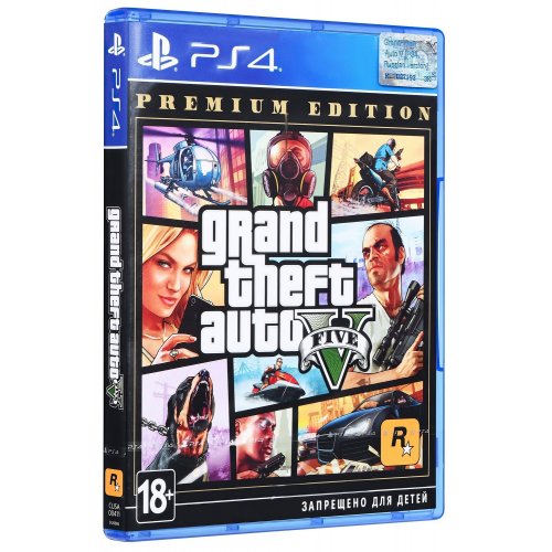 Купить Игра Grand Theft Auto V Premium Edition (PS4) Blu-ray (5026555424271) - цена в Харькове, Киеве, Днепре, Одессе
в интернет-магазине Telemart фото