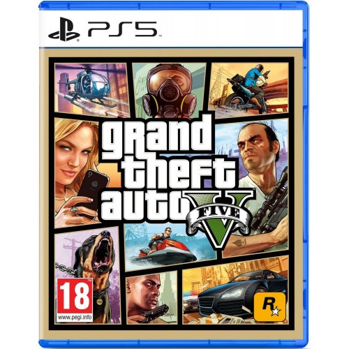 Купити Гра Grand Theft Auto V (PS5) Blu-ray (5026555431842) - ціна в Києві, Львові, Вінниці, Хмельницькому, Франківську, Україні | інтернет-магазин TELEMART.UA фото