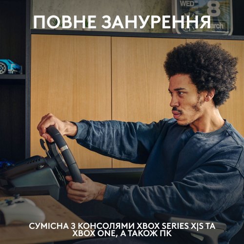 Купить Игровой манипулятор Logitech G920 Driving Force (941-000123) Black - цена в Харькове, Киеве, Днепре, Одессе
в интернет-магазине Telemart фото