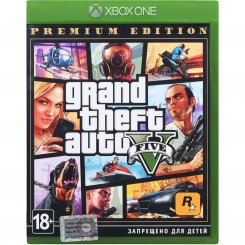 Игра Grand Theft Auto V Premium Online Edition (Xbox One) Blu-ray (5026555360005)