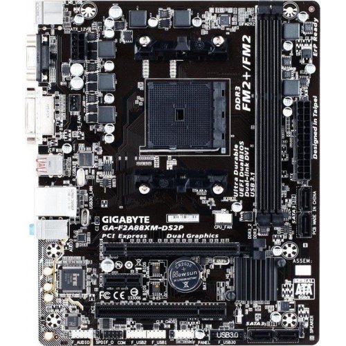 Продати Материнська плата Gigabyte GA-F2A88XM-DS2P (FM2+, AMD A88X) за Trade-In у інтернет-магазині Телемарт - Київ, Дніпро, Україна фото