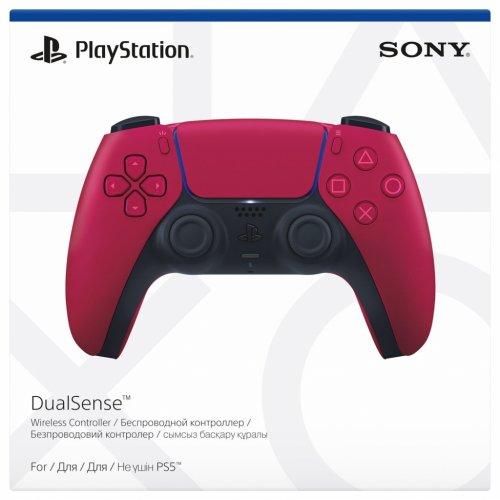 Купить Игровой манипулятор Sony DualSense for PS5 (9828297) Red - цена в Харькове, Киеве, Днепре, Одессе
в интернет-магазине Telemart фото