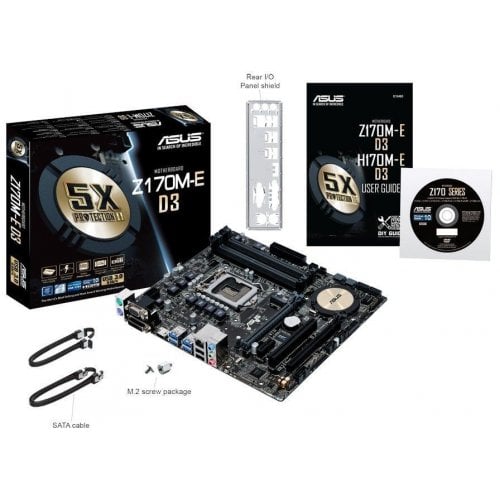 Продати Материнська плата Asus Z170M-E D3 (s1151, Intel Z170) за Trade-In у інтернет-магазині Телемарт - Київ, Дніпро, Україна фото