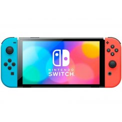 Ігрова консоль Nintendo Switch OLED (45496453442) Neon Blue/Neon Red